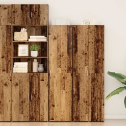 Armoires & Meubles De Rangement-vidaXL Haut Armoire 45 x 42,5 x 185 cm Bois ancien