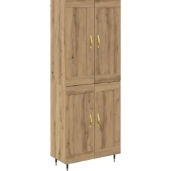 Armoires & Meubles De Rangement-vidaXL Haut Armoire Chêne artisanal 69,5 x 34 x 90 cm chêne artisanal