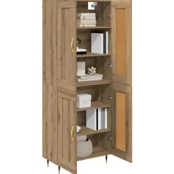 Armoires & Meubles De Rangement-vidaXL Haut Armoire Chêne artisanal 69,5 x 34 x 90 cm ch&ecirc;ne artisanal