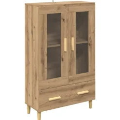 Armoires & Meubles De Rangement-vidaXL Haut Armoire Chêne artisanal 70 x 31 x 115 cm Bois d'ingénierie chêne artisanal