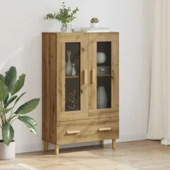 Armoires & Meubles De Rangement-vidaXL Haut Armoire Chêne artisanal 70 x 31 x 115 cm Bois d'ingénierie ch&ecirc;ne artisanal