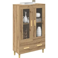 Armoires & Meubles De Rangement-vidaXL Haut Armoire Chêne artisanal 70 x 31 x 115 cm Bois d'ingénierie ch&ecirc;ne artisanal