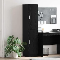 vidaXL Haut Armoire Chêne noir 35 x 39 x 168 cm