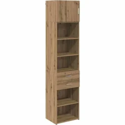 vidaXL Haut Armoire Montage mural Chêne artisanal 50 x 42,5 x 225 cm