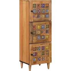 Armoires & Meubles De Rangement-vidaXL Haut Armoire 40 x 33 x 110 cm Bois de mangue massif Naturel