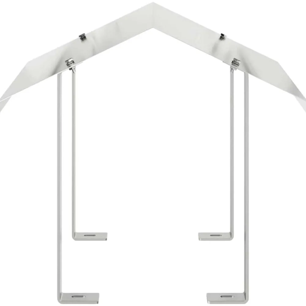 vidaXL Hotte de cheminée Argenté 40 x 40 x 37,5 cm Acier inoxydable
