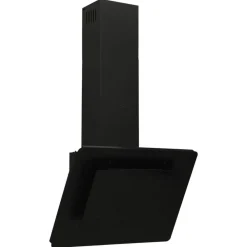 vidaXL Hotte murale 60 cm Acier inoxydable et verre trempé