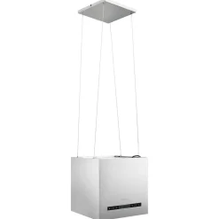 vidaXL Hotte suspendue à capteur tactile LCD 37 cm Acier inoxydable