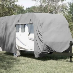 vidaXL Housse de caravane gris 460x250x220 cm tissu non tissé