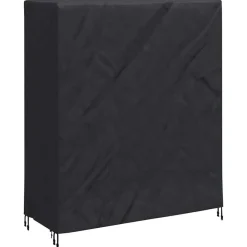 vidaXL Housse de Table de Pingpong Uni Noir 165 x 70 x 185 cm tissu