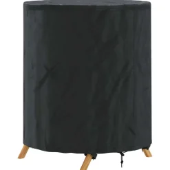 vidaXL Housse de Table Uni Noir 62 x 62 x 70 cm tissu