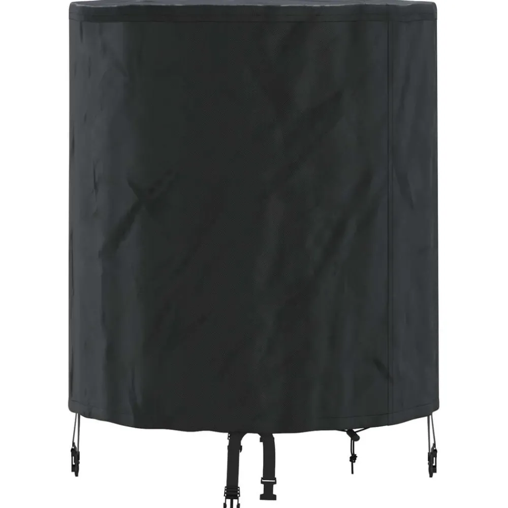 Accessoires Pour Meubles D'Extérieur-vidaXL Housse de Table Uni Noir 62 x 62 x 70 cm tissu