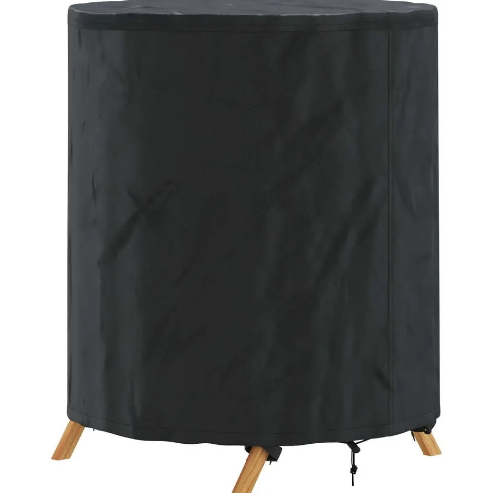 Accessoires Pour Meubles D'Extérieur-vidaXL Housse de Table Uni Noir 62 x 62 x 70 cm tissu