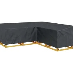 vidaXL Housse pour meubles Noir 235 x 235 x 85 cm Tissu Oxford 420D