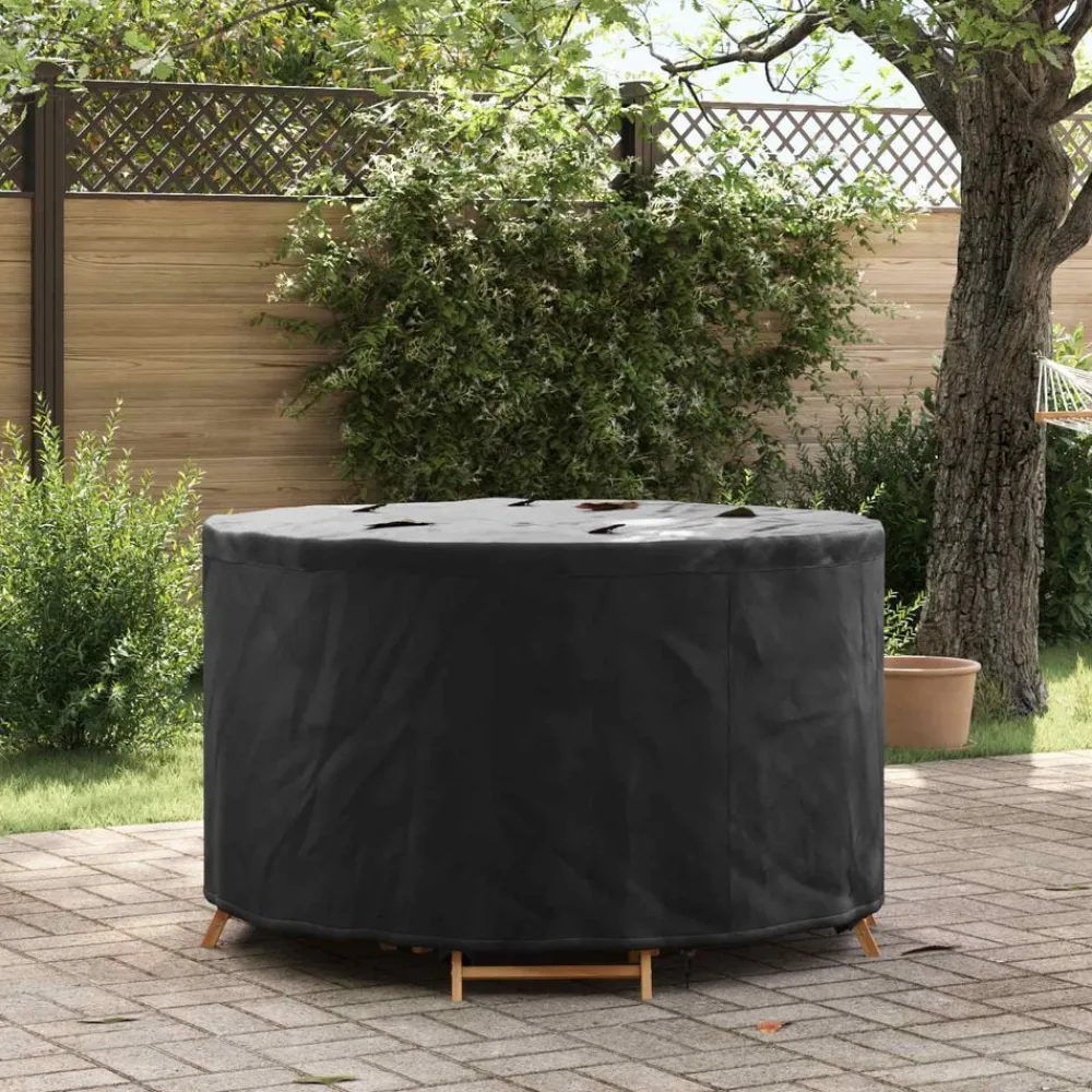 Accessoires Pour Meubles D'Extérieur-vidaXL Housse pour meubles Noir 102 x 102 x 71 cm Tissu Oxford 210D
