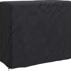 vidaXL Housse pour range-bûches Uni Noir Tissu Oxford 210D