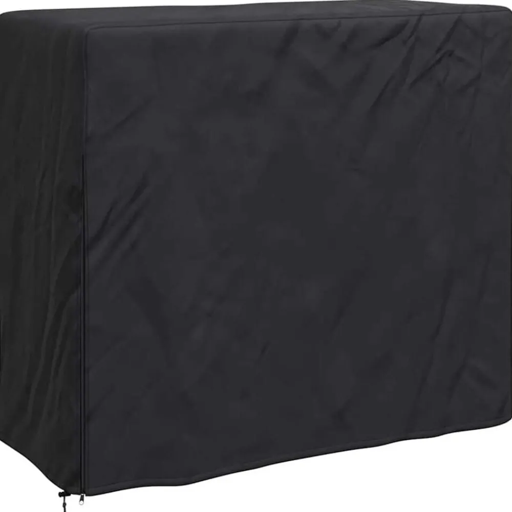 vidaXL Housse pour range-bûches Uni Noir Tissu Oxford 210D
