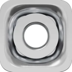 Accessoires De Quincaillerie-vidaXL Insert de tube fileté 2 pcs Noir et argent Acier galvanisé