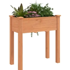 vidaXL Jardinière avec doublure 71x37x76cm bois massif de sapin