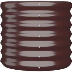 vidaXL Jardinière de jardin Acier galvanisé 40x40x36 cm