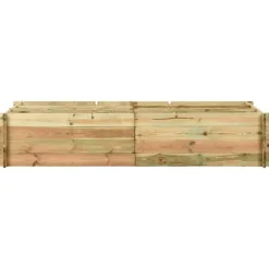 vidaXL Jardinière pour légumes Bois de pin imprégné 197x100x40 cm