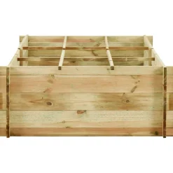 vidaXL Jardinière pour légumes Bois de pin imprégné 197x100x40 cm