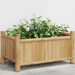 vidaXL Jardinière 50x30x25 cm bambou