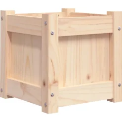 vidaXL Jardinière 31x31x31 cm bois de pin massif