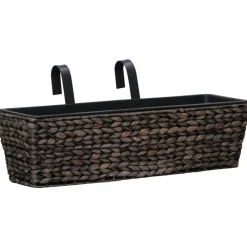 Pelouses & Jardins-vidaXL Jardinières 2 pcs Jacinthe d'eau Marron Marron foncé