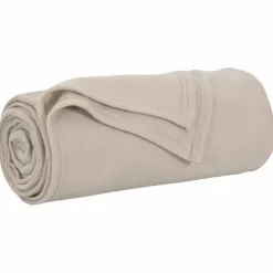 Linge-vidaXL Jeté 170 x 130 cm Toison Beige