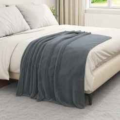 vidaXL Jeté 130 x 150 cm Toison