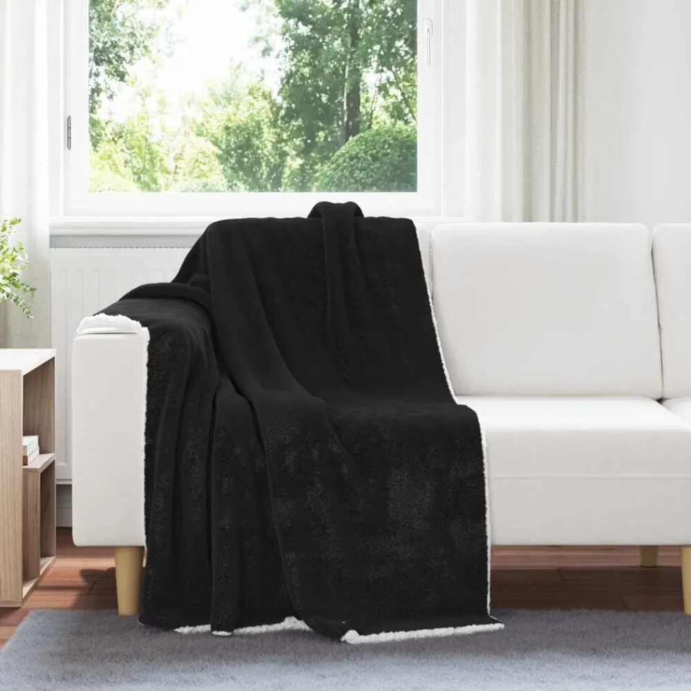 vidaXL Jeté 130 x 150 cm Toison