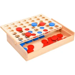 Jeux-vidaXL Jeu 4 en ligne 24x15x4 cm Bois solide