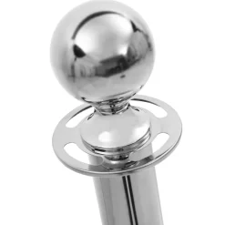 Signalétique-vidaXL Jeu de barrières de file d'attente VIP 3 pcs Inox é Argent