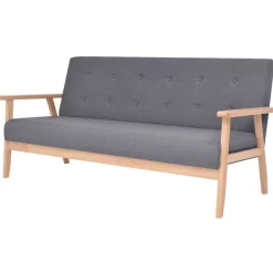 vidaXL Jeu de canapé 2 pcs Tissu