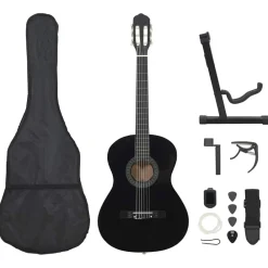 vidaXL Jeu de guitare classique de débutant 12 pcs 4/4 39"