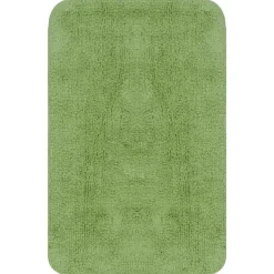 Accessoires De Salle De Bain-vidaXL Jeu de tapis de salle de bain 3 pcs Tissu Vert