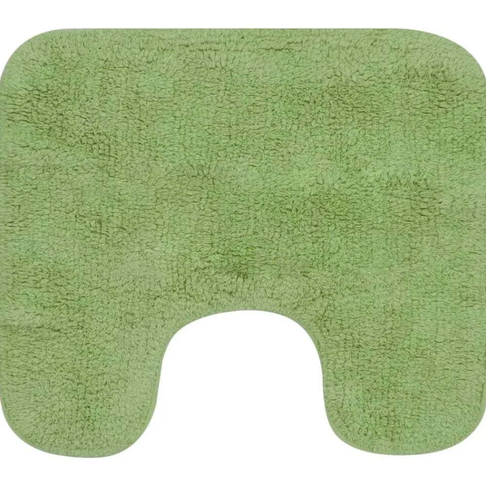 Accessoires De Salle De Bain-vidaXL Jeu de tapis de salle de bain 3 pcs Tissu Vert
