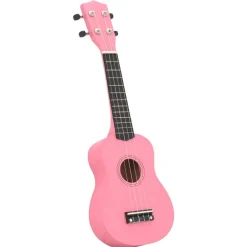 Arts & Loisirs-vidaXL Jeu de ukulélé soprano avec sac pour enfants 21" Rose