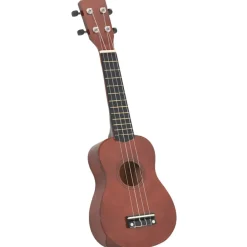 Arts & Loisirs-vidaXL Jeu de ukulélé soprano avec sac pour enfants bois foncé 21" Marron foncé