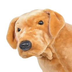Jouets-vidaXL Jouet en peluche Chien de race Labrador marron clair XXL