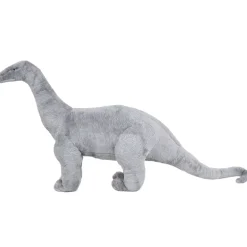 Jouets-vidaXL Jouet en peluche Dinosaure Brachiosaurus Gris XXL
