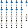 vidaXL Joueurs de baby-foot pour tige de 15,9 mm 22 pcs