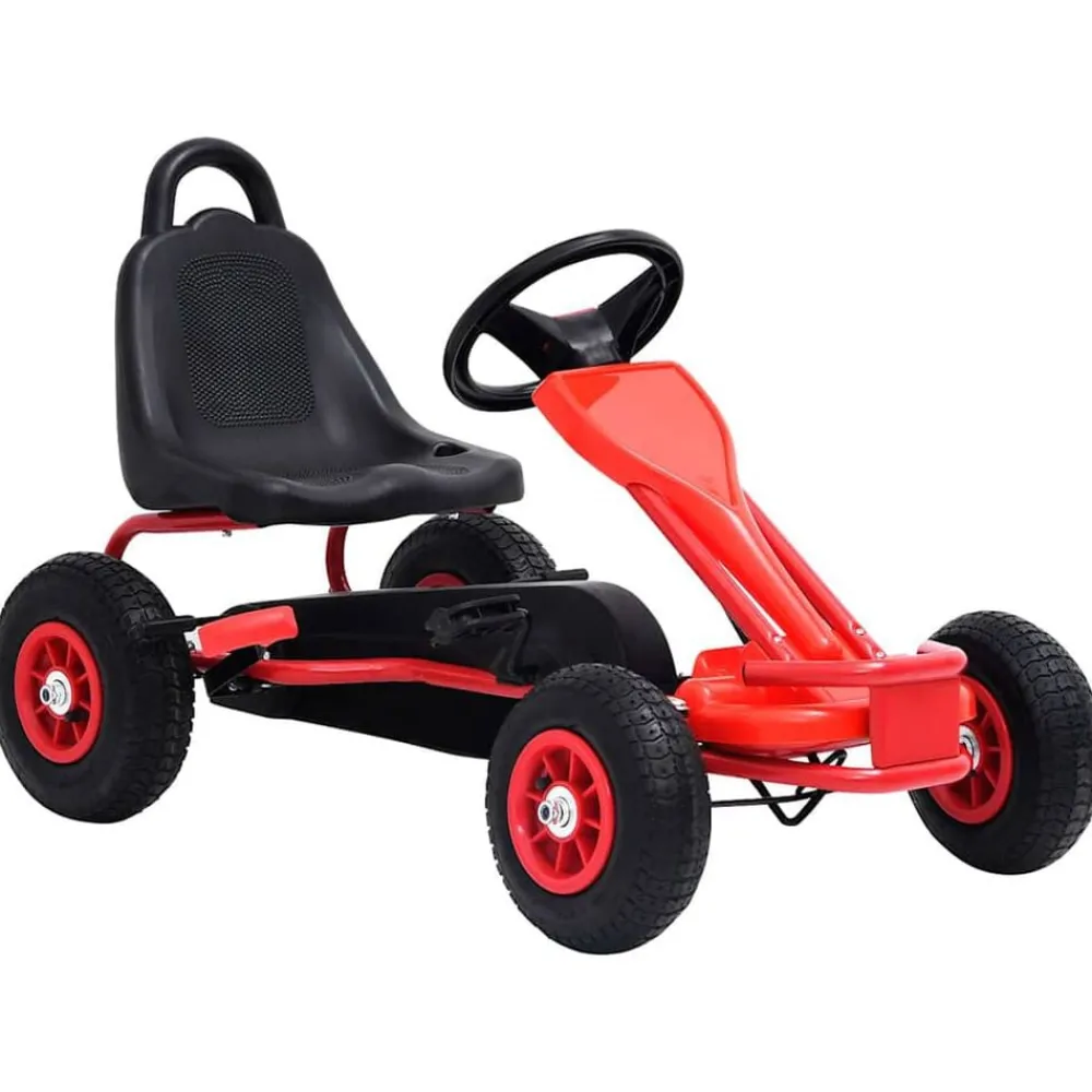 vidaXL Kart à pédales avec pneus
