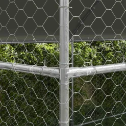 vidaXL Kennel pour Chiens 3 pcs Argenté 6 x 2 x 2 m Acier galvanisé