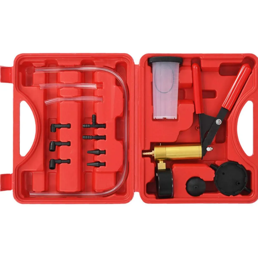 Equipement & Outils De Garage-vidaXL Kit de purge de frein et pompe à vide