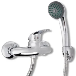 vidaXL Kit de robinet de douche Chrome