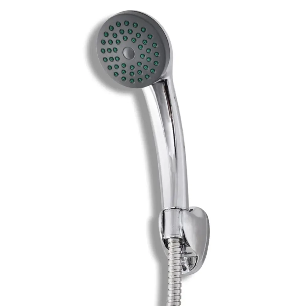 vidaXL Kit de robinet de douche Chrome