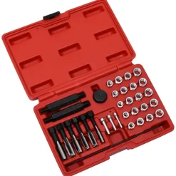 vidaXL Kit de réparation filetage bougie préchauffage 33pcs M8 M10 M12