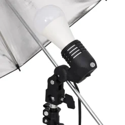vidaXL Kit de studio photo avec éclairage toile de fond et réflecteur